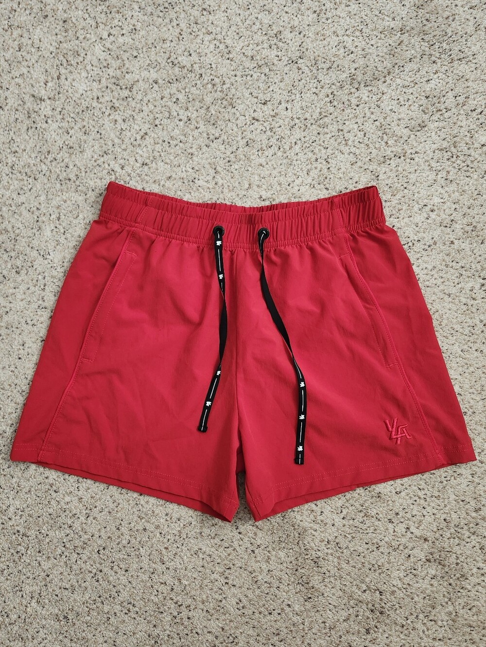 YoungLA Men's Red Bodybuilding Shorts